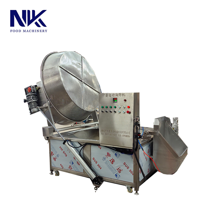 Fully Automatic Continuous Deep-frying Production Line, Potato Chip and Nuts Deep-frying Equipment
