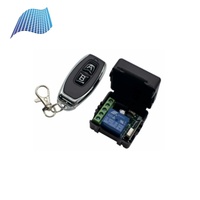 Module récepteur de relais sans fil 433 MHz 1 canal, DC12V 10A, code d'apprentissage 1527, pour contrôle d'appareil électrique