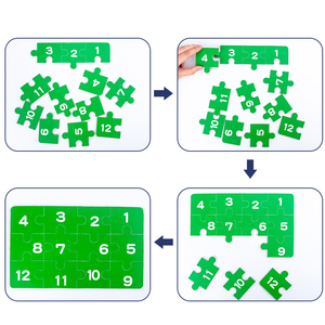 New Product Wooden Four in One Advanced <b>Puzzle</b> 4 Montessori Multi Function Children Educational Learning Toys for Kids Toddler - Product Image 4