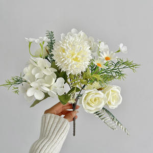 Ramo de Rosas Biónicas de Alta Gama, Inspirado <span class=keywords><strong>en</strong></span> la Dopamina, con Bolas Cepilladas, Arreglos Florales Artificiales para Decoración del Hogar y Bodas - Product Image 4