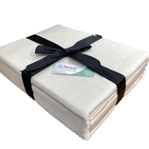 Juego de sábanas de edredón suave y transpirable 100% Eucalyptus <span class=keywords><strong>Lyocell</strong></span> 300TC con función de refrigeración - Product Image 6