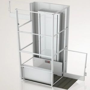 Mesa elevadora hidráulica vertical <span class=keywords><strong>Plataforma</strong></span> elevadora de escalera para discapacitados hidráulica para exteriores - Product Image 3