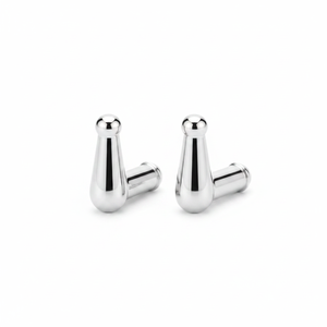 Bouchons d'oreille de luxe en argent pour un retrait efficace du cérumen - Product Image 2