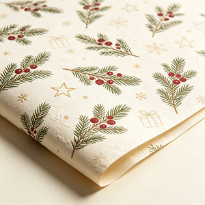 Papier d'emballage de Noël en gros, nouveau, en papier kraft vierge, pour bouquets de fleurs, boîtes cadeaux et présents - Product Image 6