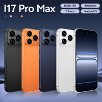 Coque de téléphone intelligent étanche I17 Pro 5G à prix avantageux, 16+1 To, appareil photo 108 MP, version déverrouillée, livraison directe, coque de téléphone pour jeux