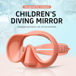 <span class=keywords><strong>Gafas</strong></span> de <span class=keywords><strong>Buceo</strong></span> y Snorkel para Niños ZMZ DIVE MC301 con Silicona Integrada y Cristal Templado, Logotipo Personalizable para Niños - Product Image 4