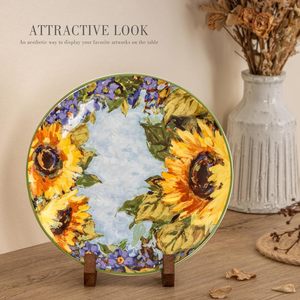 Wooden Display <b>Stand</b> 6 Inch Adjustable Desktop Holder For Photo Frame Clock Artwork Tabletop Decor - Product Image 2