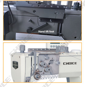 GC-867-110126 High quality compound feed computerized single needle lockstitch sewing machine - Product Image 3