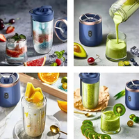 Tasse de mélangeur de voyage de haute qualité personnalisée en usine mini mélangeur de fruits personnel mélangeur de presse-agrumes électrique portable