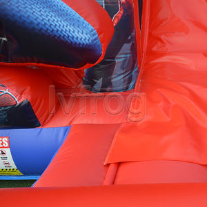 บริการเช่าบ้านลมธีมซูเปอร์ฮีโร่สำหรับจัดงานเลี้ยงกลางแจ้ง พร้อมสไลเดอร์ บ้านลมสไปเดอร์แมน - Product Image 6