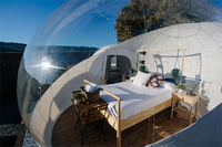 Winsun PVC étanche grand dôme extérieur transparent bulle hôtel maison gonflable maison bulle Camp tente vente location entreprise