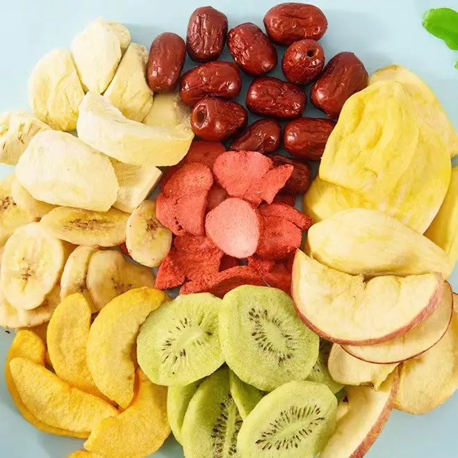 250gram 8kind fruit chips mix fruit snack crispy