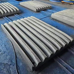 <span class=keywords><strong>Prix</strong></span> d'usine en Chine, bonne performance, Mn13Cr2 Mn18Cr2 Mn21Cr2, plaque de mâchoire oscillante et <span class=keywords><strong>fixe</strong></span>, pièces de rechange pour concasseur à mâchoires à vendre - Product Image 4