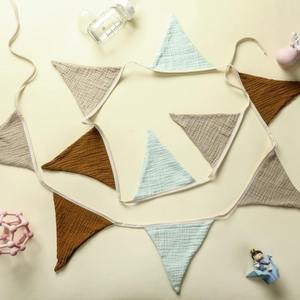 Guirnalda de Cumpleaños de Algodón con Diseño de Latte Art para Habitaciones Infantiles y Guarderías, Decoraciones Colgantes - Product Image 1