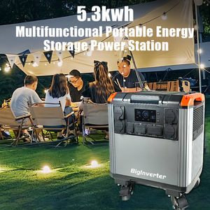 Centrale Électrique Portable Tout-en-un avec Recharge Solaire Sans Fil pour Camping Extérieur, Générateur de Secours 2500W 3000W 5000W, Stock Allemagne - Product Image 4