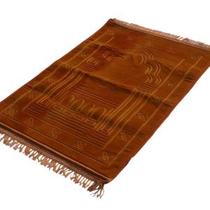Juego de Alfombras de Regalo Profesional, Alfombra de Oración con Diseño de Mezquita en Relieve, Estilo Moderno, Acolchada, Lavable, Tejida, Apta para el Hogar o Picnic - Product Image 4
