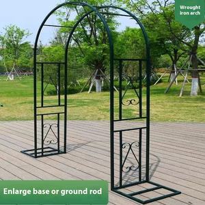 Nouveau support de fleur en fer forgé extérieur Rose vigne petite arche cour décoration Support jardin plante escalade cadre Nature - Product Image 6
