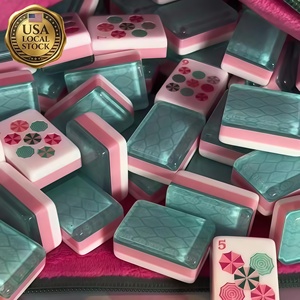 2026 American Mahjong Tile Set Acrylic Travel Engraved Luxury Set American Mahjong Tiles - Product Image 1