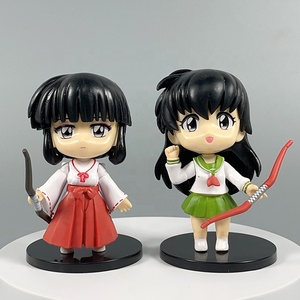 6 unids/set Q versión figurita muñecas animación <span class=keywords><strong>Inuyasha</strong></span> Higurashi Kagome Sesshoumaru Kikyo figuras de acción de juguete - Product Image 3