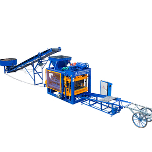 Machine automatique de fabrication de blocs de pavés à pression hydraulique QT4-25 avec PLC pour blocs de pavés en béton - Prix en promotion - Product Image 5