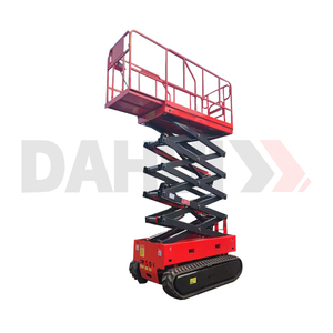 Plataforma Elevadora de Tijera Hidráulica Móvil para Terrenos Difíciles con Certificación CE, con Batería - Product Image 4