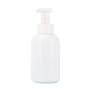 300ML Witte PET Pompfles voor Gezichtsreiniger & Handdesinfectiemiddel, 500ml inhoud, Zeefdruk, Optie voor aangepast logo, Cosmetische kwaliteit - Product Image 4