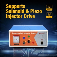 Hwaut - Probador de Inyectores Common Rail de Alta Presión CR-C V3, Herramienta de Diagnóstico AHE con Medición de Resistencia/Capacitancia, AC110-240V