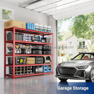 Système <span class=keywords><strong>de</strong></span> rayonnage industriel en métal pour entrepôt, rayonnage à longue portée à 5 niveaux, rayonnage robuste - Product Image 3