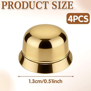 Pcs <b>Purse</b> Feet For Handbags Magnetic Feet For Handbags Premium Metal Magnetic Bag Feet Protectors No Hole Design Handbag Heels F - Product Image 2
