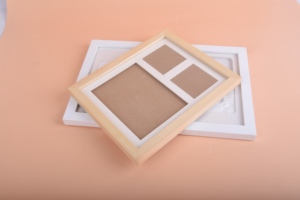 아기의 성장 기록기를위한 도매 사진 프레임 세기-오래된 손과 발 잉크 선물 상자에 우아한 기념품 - Product Image 5