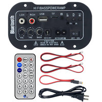 VIRE papan Amplifier rumah Audio Digital, papan Amplifier mobil Bluetooth 24V/220V, papan Bass HI-FI profesional Subwoofer profesional 25W