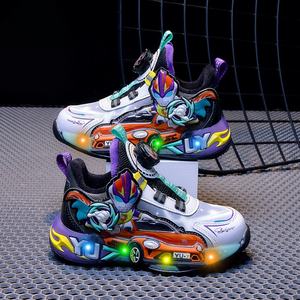 Chaussures de course antidérapantes à LED colorées, légères, respirantes et confortables, chaussures de sport de haute qualité pour enfants, style décontracté pour la marche - Product Image 6