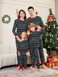 Conjuntos de Pijamas de Natal para a Família, Roupas Iguais para o Ano Novo, Pijamas em Xadrez para a Família - Product Image 2