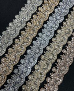 Tissu en dentelle florale élégante Jarkhand Choksi, best-seller, pour textiles de maison, vêtements, décorations de mariage, artisanat DIY - Prix de gros - Product Image 3