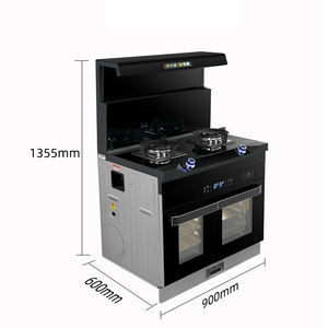 Cuisinière à <span class=keywords><strong>gaz</strong></span> multifonctionnelle pour la cuisine domestique Four à vapeur simple intégré et four simple Plaques <span class=keywords><strong>de</strong></span> <span class=keywords><strong>cuisson</strong></span> polyvalentes - Product Image 2