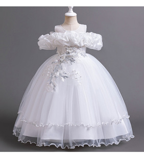 <span class=keywords><strong>Abito</strong></span> da <span class=keywords><strong>bambina</strong></span> monospalla soffice da <span class=keywords><strong>principessa</strong></span>, vestito da sposa per <span class=keywords><strong>bambina</strong></span>, <span class=keywords><strong>abito</strong></span> da cerimonia per performance di pianoforte - Product Image 5