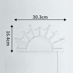 Sunrise Neon Sign USB LED Acrílico Sunset Yellow Neon Light Dormitorio Lámpara para el <span class=keywords><strong>hogar</strong></span> Regalo para hombre Cueva Niños Habitación Boda Decoración de pared - Product Image 3