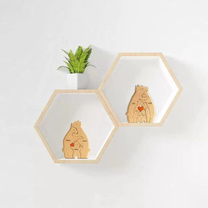Rompecabezas de Madera con Tema de Familia de Osos, Escultura de Madera, Rompecabezas de Madera para Hacer uno Mismo, Bonito Miembro de la Familia de Osos, Decoración de Escritorio para el Hogar, Regalo para el Día de la Madre - Product Image 6
