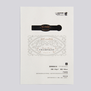 Tùy Chỉnh Sang Trọng Đồng Vàng Lá Không Thấm Nước Nổi Dính Nhãn Rượu Vang Cho Nước Giải Khát Với Logo Trong Suốt Tư Nhân Màu Đỏ - Product Image 5