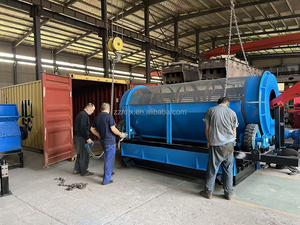 Mobile Compost Trommel Screen <strong>Topsoil</strong> Drum Screen Industrial Stone Sand Rotary Drum Sieve Soil Screening Machine - Product Image 6