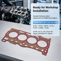 حشية رأس الأسطوانة متعددة الطبقات من الفولاذ لمحركات EA888 الجيل الثاني 1.8T 2.0T TSI لسيارات أودي وفولكس فاجن وسكودا، مناسبة مباشرة لاستبدال محرك السيارة