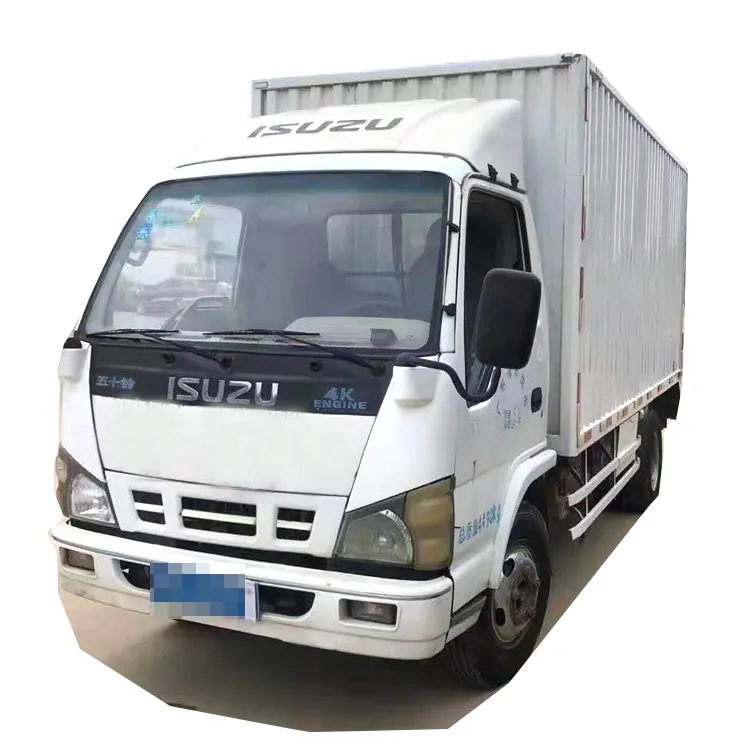 2018 YearUsed 3 L 4x2 Small Cargo Transport Truck Box Van truck