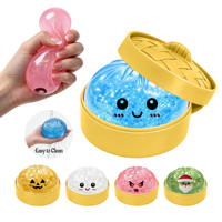 Ensemble de jouets sensoriels à presser personnalisés en forme de Bao Bun, à remontée lente, pour cadeaux de fêtes