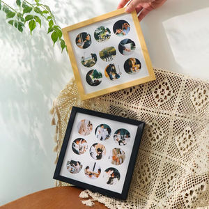 New Design Wall <b>Mounting</b> Multi-opening Solid Wood Classic Square Wood Photo <b>Frames</b> - Product Image 2