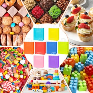 Custom Printed Multi-Color Kraft Paper Bag for Children's Festivals Packaging Shoes <b>Candles</b> <b>Photo</b> Frames Food Use Shopping Tote - Product Image 6