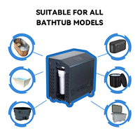 Factory 1HP Portable Ozone Wifi Control Ice Bath Chiller Refrigeración Calefacción Cold Plunge para piscinas Tinas Gimnasios