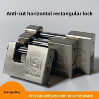 Cadenas antivol rectangulaire mat à ouverture horizontale, cylindre en fer, modèle YD Rectangle Chine