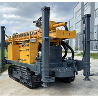 Machine de forage de puits d'eau de moteur diesel de chenille de 400m plate-forme de forage de mine prix usine