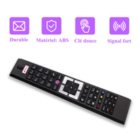 Télécommande RCA4995 de remplacement pour Hyundai/QILIVE/Digihome/TELECO/Edenwood/Telefunken/Continental Edison RC-A4995 RC4995 RC-4995