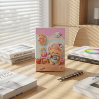 Carnet de notes A5 uni, mignon, kawaii, avec logo personnalisé, journal de voyage, impression personnalisée, carnets et journaux sur mesure